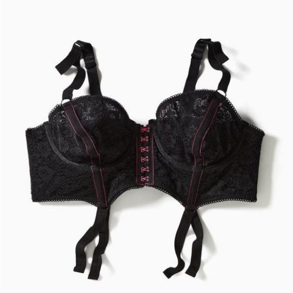 Torrid Betsy Johnson Lace Corset Longline Bralette size 5 (READ)